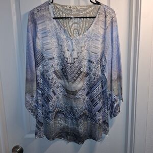Unity World Wear Blue Tunic Shirt Extra Large